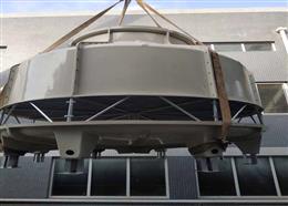 简阳GL-200T冷却塔，100T旧塔维修现场